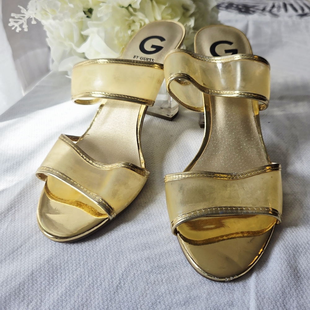 Gold Women's Heels by G by Guess